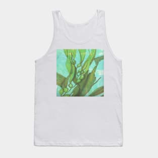 Kelp, seaweed floating underwater. Tank Top